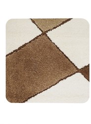 Dutch House tapis bidet luxe salle de bain antidérapant 60x60 cm marron microfibre