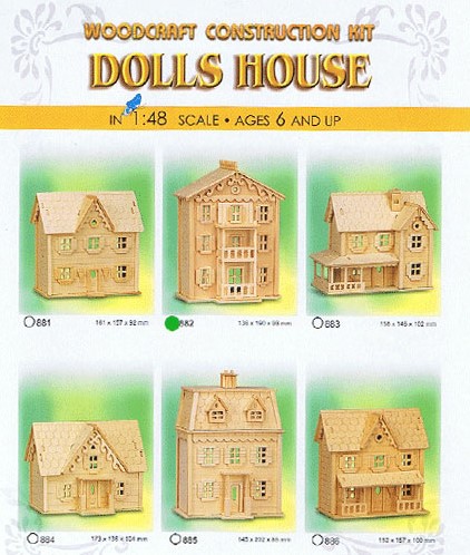 Kit de construction Dollhouse 6 ass. 881-886