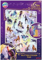 Creative Craft Group stickerboek Unicorn Academy glitter A5 8 vellen stickers