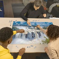 Ravensburger legpuzzel Watervallen van Iguazu - 2000 stukjes - landschap puzzel-3