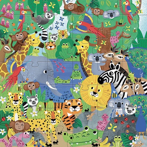 Djeco reuzenpuzzels 1 to 10 Jungle - 54 stukjes-2