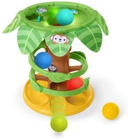 Bright Starts baby knikkerbaan Tropical Twirl Ball Play Toy jungle-2