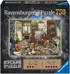 Ravensburger Puzzel ESCAPE Da Vinci (artists workshop) 759 pcs.