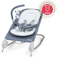Ingenuity siège bébé Happy Belly Rock-to-Bounce massage multicolore-2