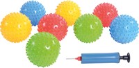 Eduplay balles hérisson avec pompe - 25 pièces - jouet sensoriel