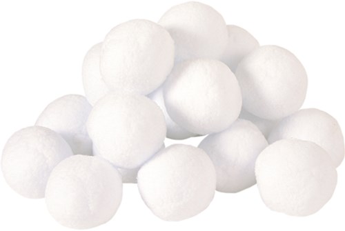 Eduplay sneeuwballen set - 20 stuks - speelplezier voor kinderen