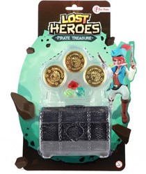 Toi-Toys coffre au trésor pirate jouet avec pièces et diamants