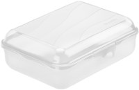 Rotho lunchbox transparant 1,25L BPA vrij anti-lek vaatwasserbestendig