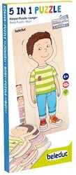 Beleduc houten puzzel jongen - educatief speelgoed lichaam
