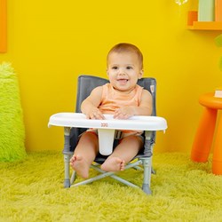 Pop â€˜N Sit Portable Booster Seat - Grey