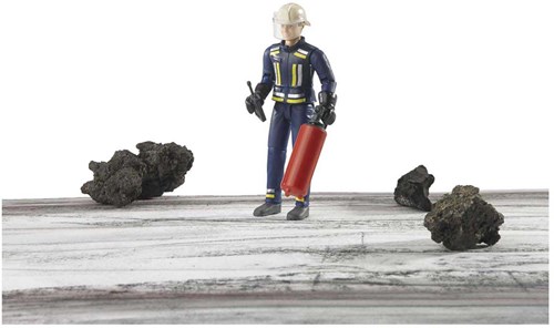 Bruder brandweerman speelfiguur 10,7cm met accessoires brandweer-2