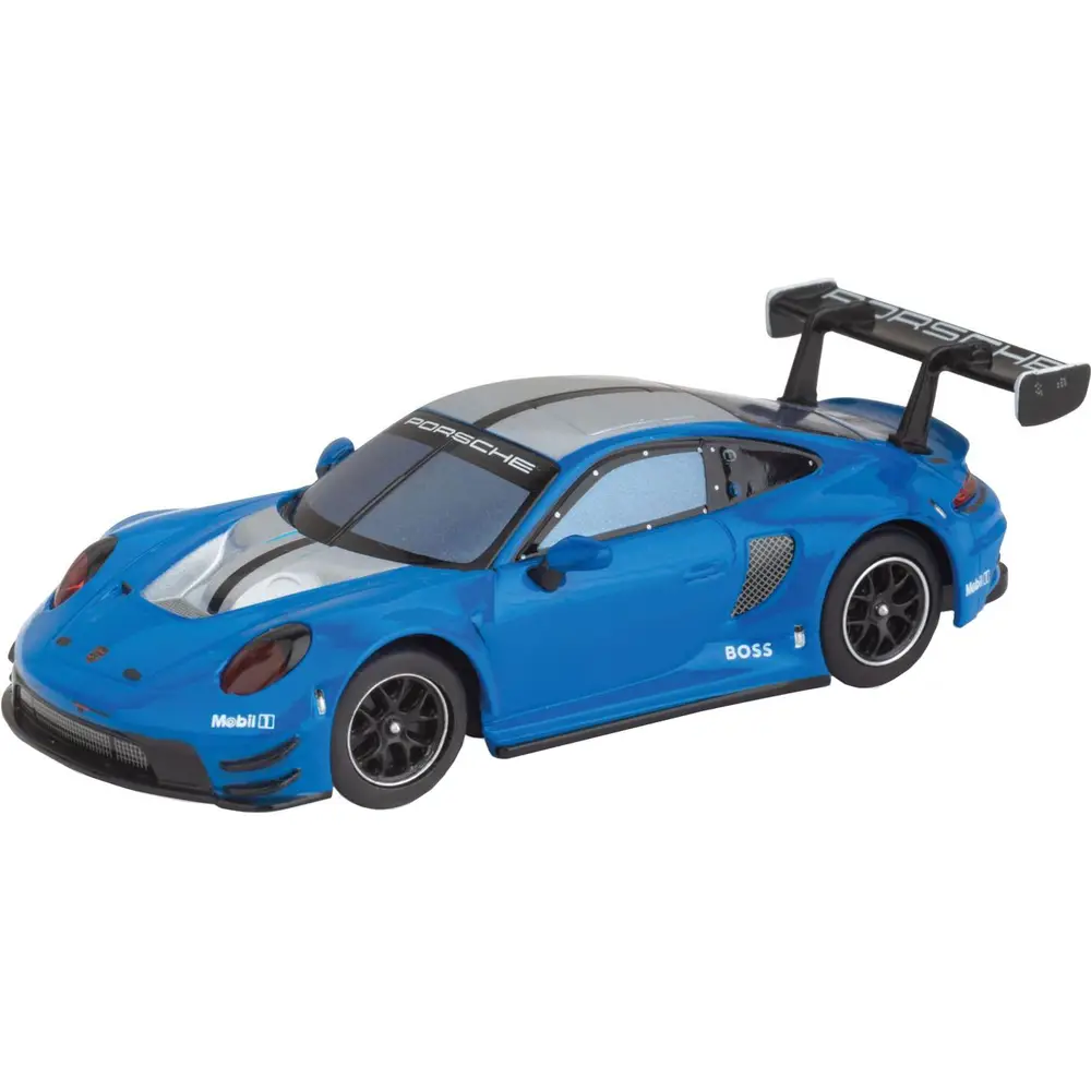 Carrera raceauto Porsche 911 GT3 R Blue Thunder bestuurbaar 1:50 app