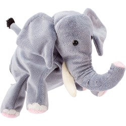 Beleduc handpop olifant deluxe - pluche handpop voor kinderen