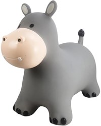 FIND THAT HIPPO jouet sauteur hippopotame Holger gris avec pompe incluse