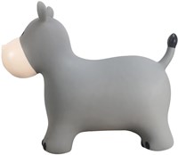 FIND THAT HIPPO jouet sauteur hippopotame Holger gris avec pompe incluse-3