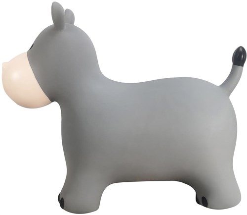 FIND THAT HIPPO jouet sauteur hippopotame Holger gris avec pompe incluse-3