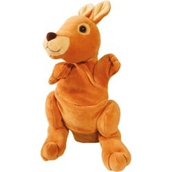 Beleduc handpop kangoeroe pluche poppenkast speelgoed