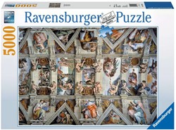 Ravensburger puzzel Sixtijnse Kapel - Kunst legpuzzel 5000 stukjes