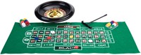 Roulette Black Jack set jeu de casino 30 cm complet avec tapis de jeu-3