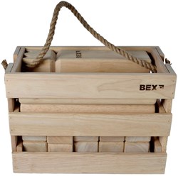 Kubb in Houten Kist