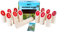 Kubb houten werpspel voor familie en kinderen - Number Kubb Family-3