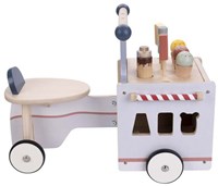 Houten loopfiets ijskar voor kinderen - loopfiets speelgoed ijskar-3