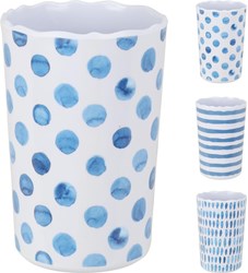 Excellent Houseware beker melamine 340ml - onbreekbare kinderbeker blauw