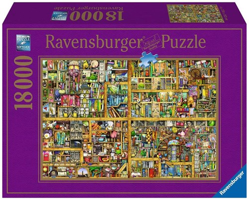 Ravensburger puzzel Magical bookcase XXL - Legpuzzel 18000 stukjes