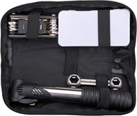 Kit d'outils vélo noir 14 pièces pour réparation et entretien-2