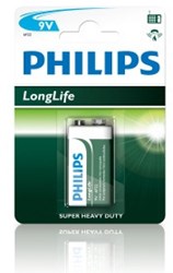 Piles Philips 12*1 9 volts Philips 6F22