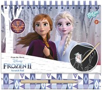 Totum Disney Frozen livre à gratter - activités créatives et coloriage avec autocollants
