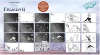 Totum Disney Frozen livre à gratter - activités créatives et coloriage avec autocollants-3