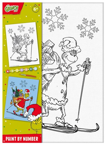 Creative Craft Group peinture par numéros Grinch kit créatif enfants