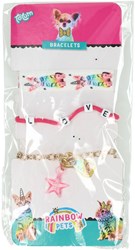 Creative Craft Group armbanden set voor kinderen - Rainbow Pets sieraden