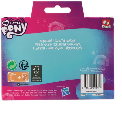 Canenco My Little Pony sleutelhanger roze BFF hartjes speelgoed-3
