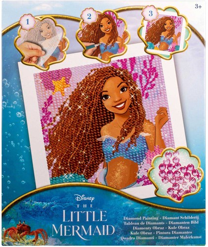 Canenco mozaïek speelgoed The Little Mermaid strass steentjes creatief