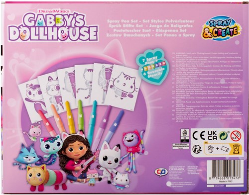 Canenco Gabby's Dollhouse spray pen set creatief speelgoed multicolor-3