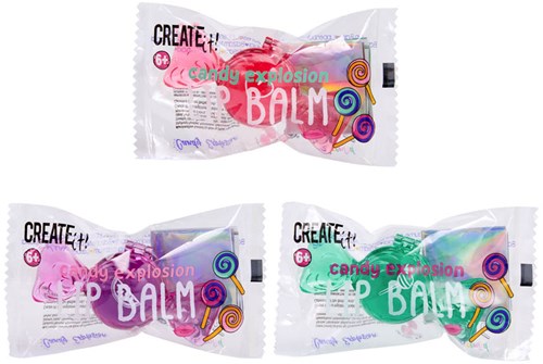 Create it! lippenbalsem snoepverpakking vegan voor kinderen