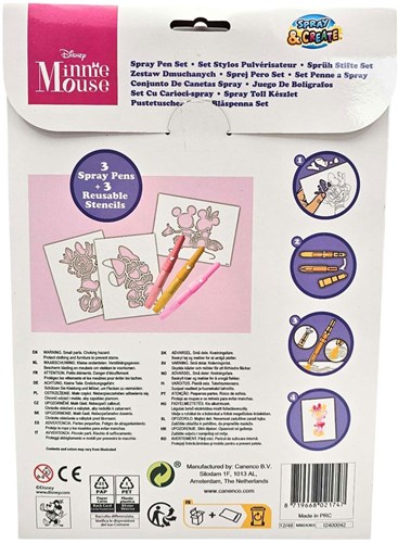 Canenco Minnie Mouse set de feutres souffleurs pour enfants Disney-3