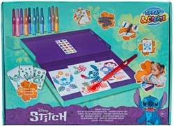 Twisk Disney Stitch spray pen tekenset - creatieve kleurpennen en sjablonen