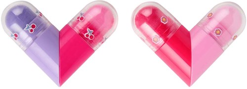 Canenco baume à lèvres jouet en forme de cœur pour enfants multicolore-2