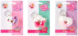 Canenco lippenbalsem sleutelhanger donut roze voor kinderen