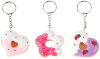 Canenco lippenbalsem sleutelhanger donut roze voor kinderen-2