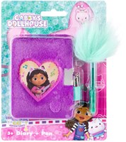 Canenco dagboek Gabby's Poppenhuis met pluche pen en slotje