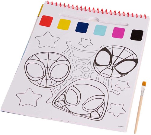 Canenco Spidey livre de coloriage à l'aquarelle pour enfants - Marvel Spider-Man-3