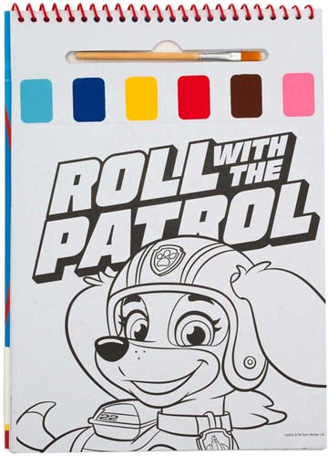 Canenco Paw Patrol livre de coloriage à l'aquarelle avec pinceau et 24 pages-2