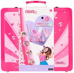Canenco mallette de maquillage rose jouet pour enfants avec accessoires