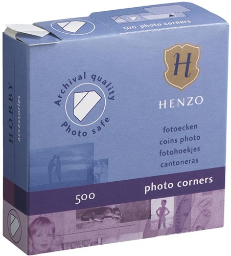 Henzo fotohoekjes doosje 500 st