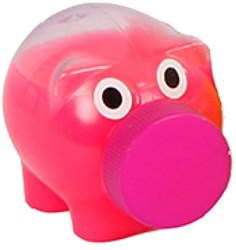 Jouet Cochon Slime Professor Slime 135 grammes figurine rose