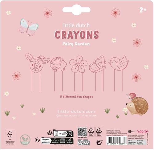 Bambolino Toys crayons de cire Fairy Garden jouet créatif pour enfants-3